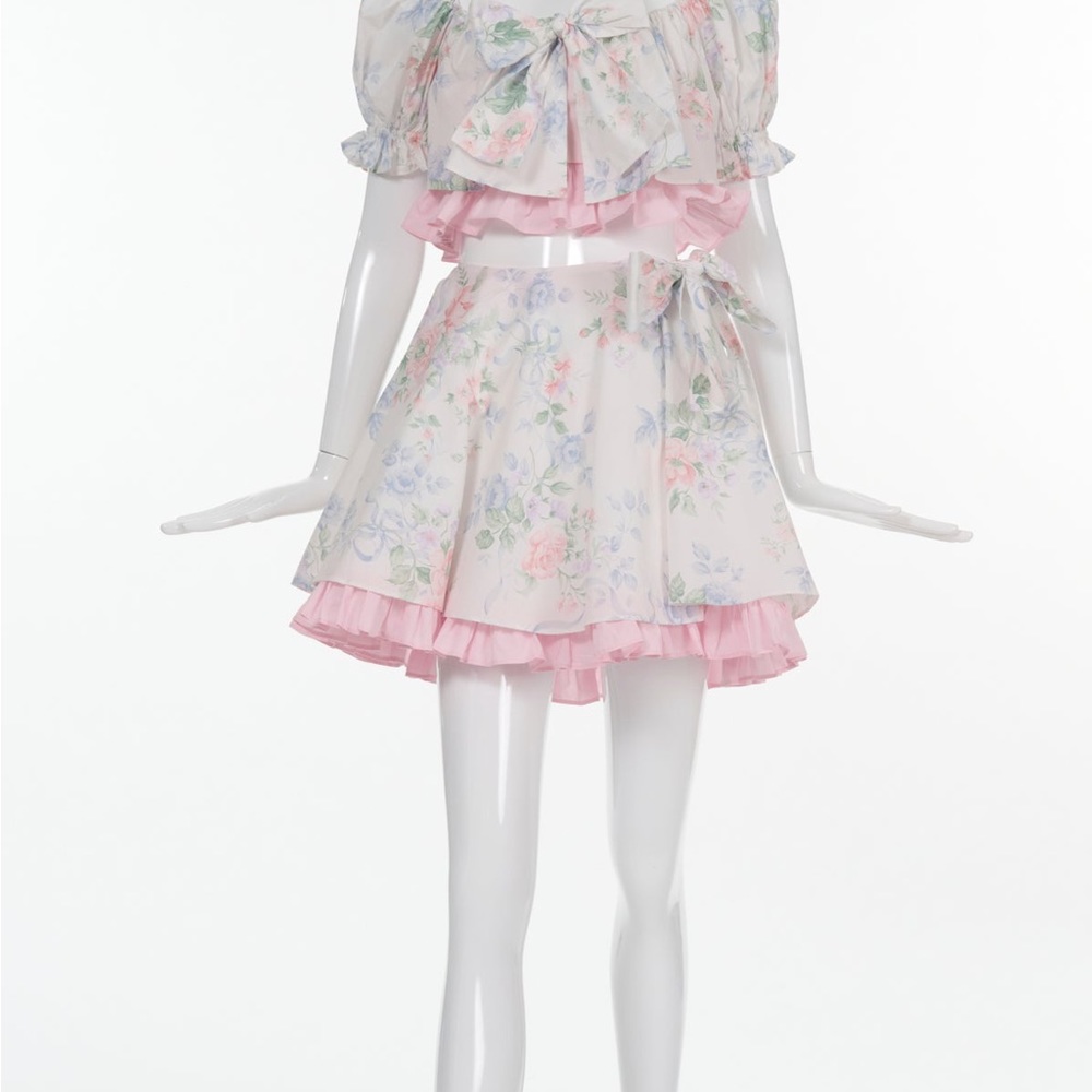 BNWT Authentic Selkie cotton wrap-style “Mrs Darcy Picnic Skirt”
